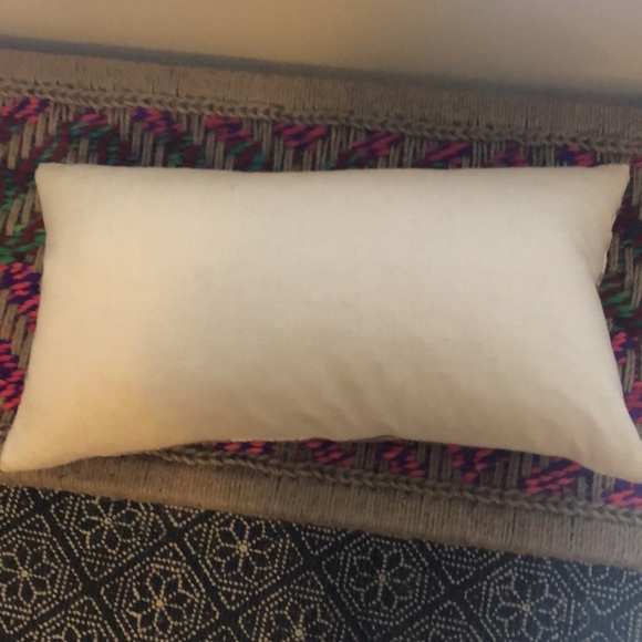 Neutral Striped 12” x 21” Throw Pillow - Picture 3 of 4